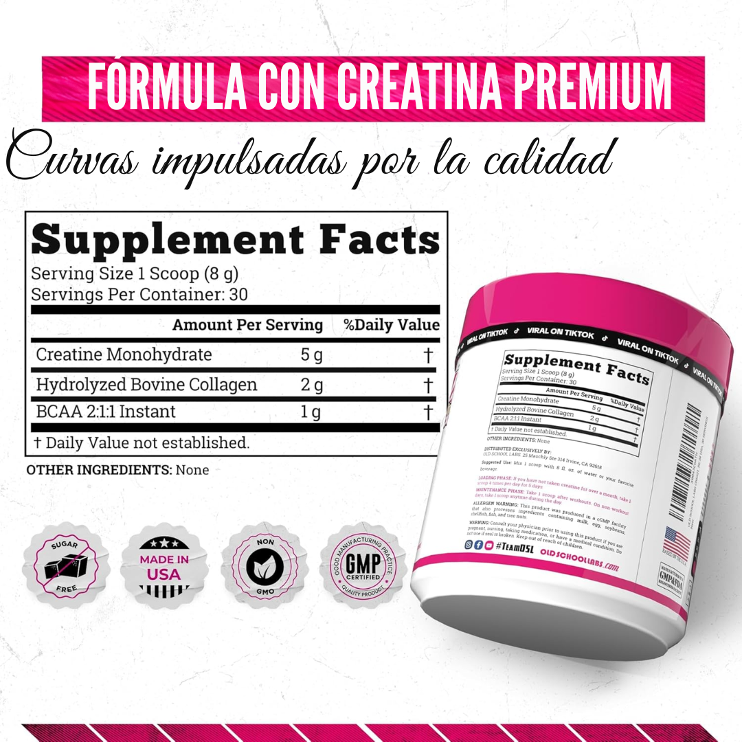 Booty Boost | Creatina Pura para Glúteos