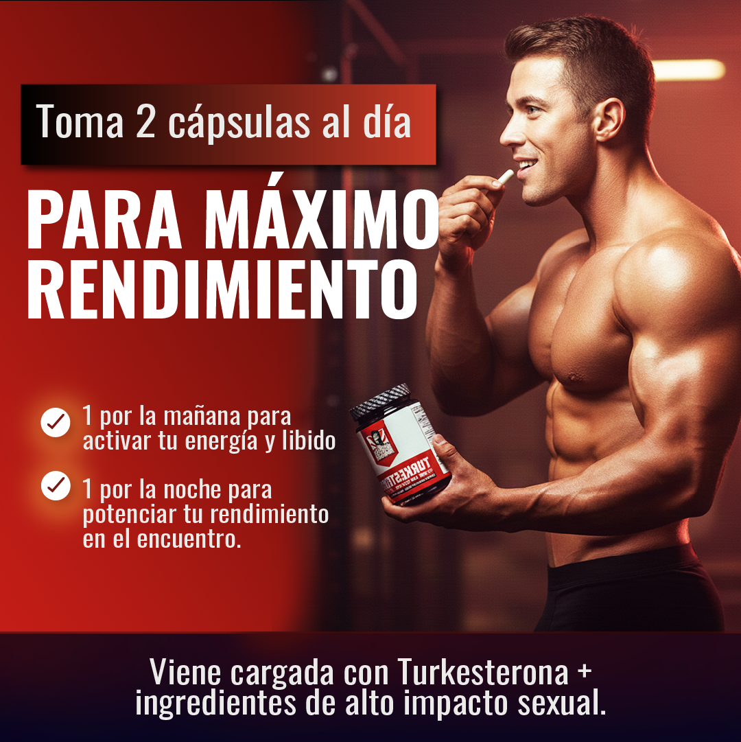 Turkesterona | Despierta tu Potencia Masculina
