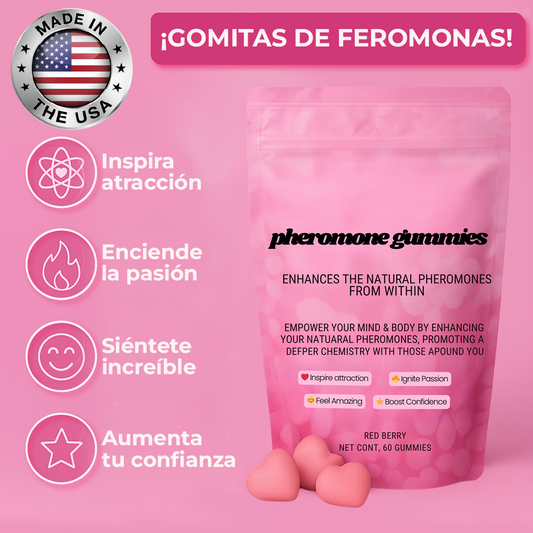 Gomitas de Feromonas, Aumenta tu atractivo