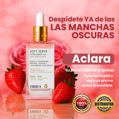 Aceite Truly | aclara  zona íntima y axilas