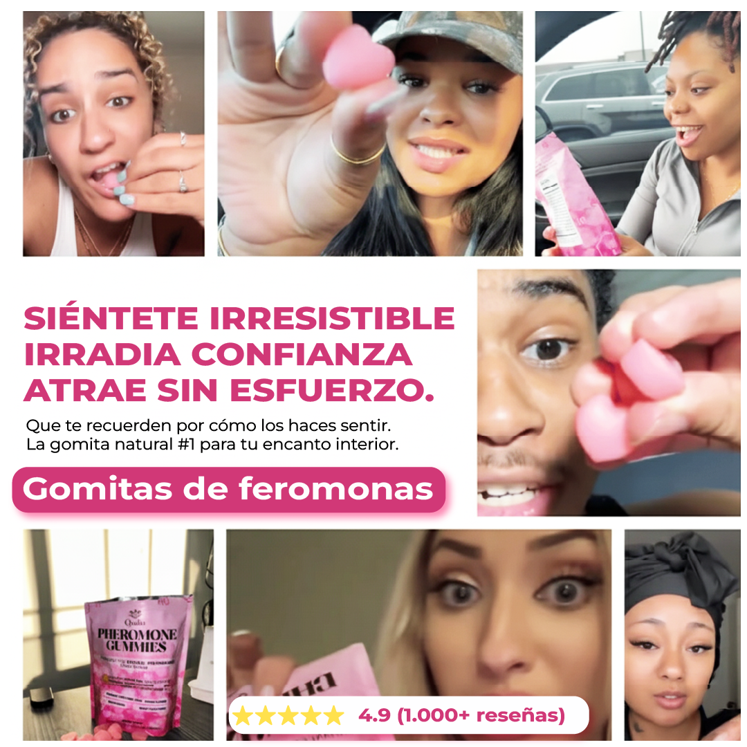 Gomitas de Feromonas, Aumenta tu atractivo