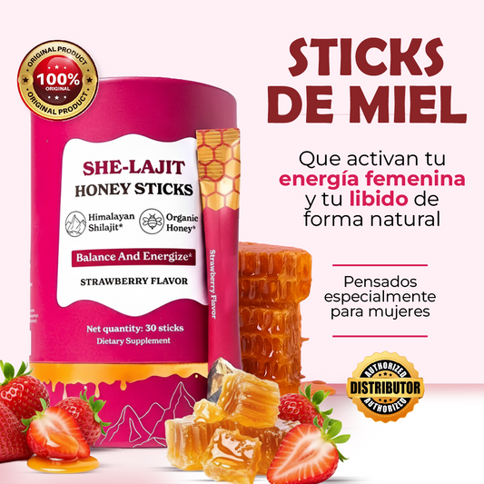 SHE-Lajit Palitos de miel de fresa