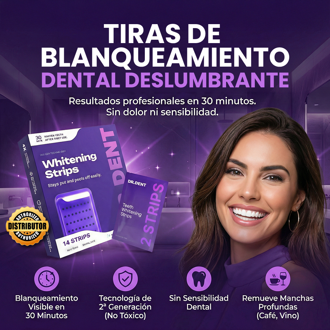 TIRAS DE BLANQUEAMIENTO- DR.DENTAL