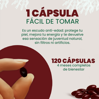 ASTAXANTHIN . Antioxidante-rejuvenecimiento y energía