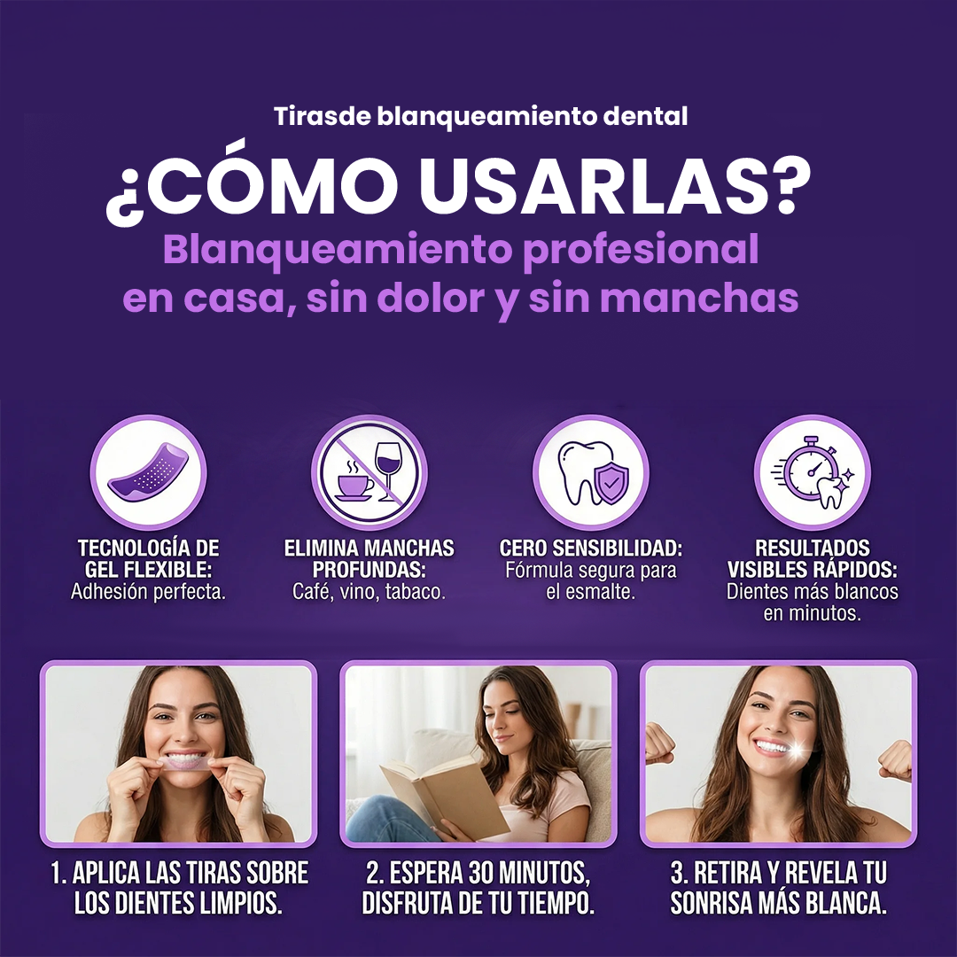 TIRAS DE BLANQUEAMIENTO- DR.DENTAL