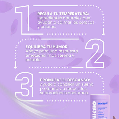 Meno | Menopausia sin dolores y con energía
